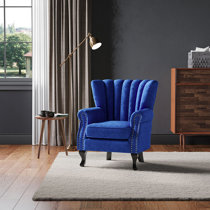 Queen anne wingback chair for sale hot sale